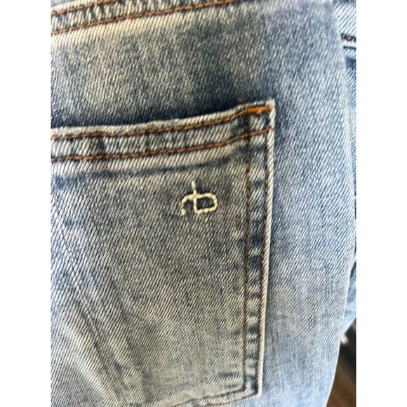 Rag & Bone New York Blue Nina High Rise Ankle Flare Denim Jeans Women's Size 28 - Picture 7 of 12